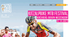 Desktop Screenshot of kitzalpbike.at