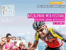 Tablet Screenshot of kitzalpbike.at